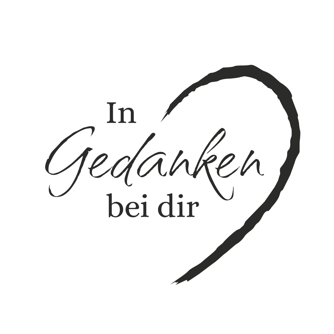 In Gedanken bei dir